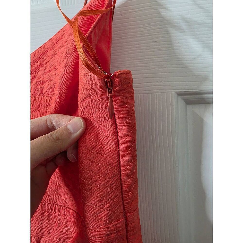 La Ligne Vibrant Orange Spaghetti-Strap Maxi Dress - Picture 7 of 12